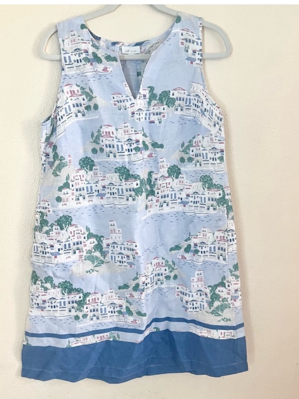 J. Jill | Love Linen ~Toile Novelty Print A-Line Dress |~ Size S